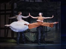 Scene from the ballet "Giselle"