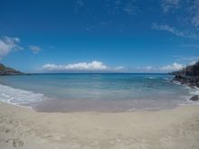 Moloka`i across the Pailolo Channel
