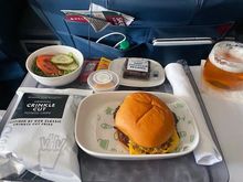 SLC - DCA: Shake Shack Cheeseburger - Another first time trying this for me. I know it's just a fast food burger but this was probably the best food I've eaten on a domestic flight this year. Perfect for a lunch, though probably a little light for a dinner. Would definitely order again.