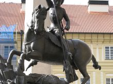 Need  St  George to deal with them ( Statue in Prague)