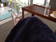 A quiet spot for a coffee in the T5 North Club lounge, before heading to DUB