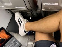 Not great legroom but a free seat next to me is always appreciated. 