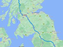 The road trip to Glencoe, Scotland