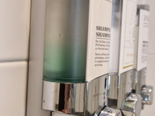 I’d better not share the photo where you can see the dispensers weren’t properly closed.
