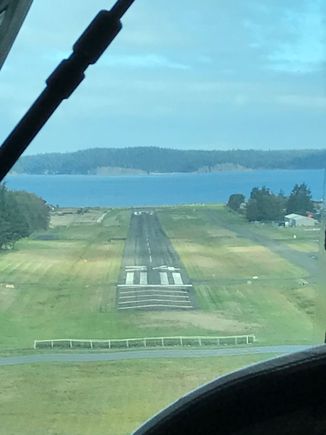 Landing at Orcas