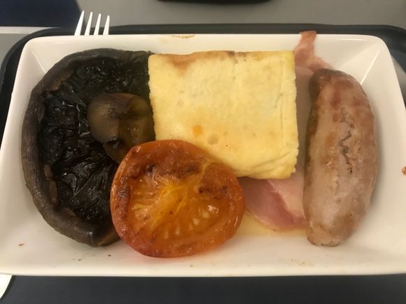 Rotation 2 hot breakfast with mature cheddar omelette and roasted portobello mushroom