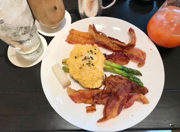 With Comté cheese & crispy bacon