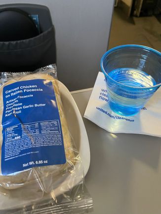 Sandwich served cold on a plate... 