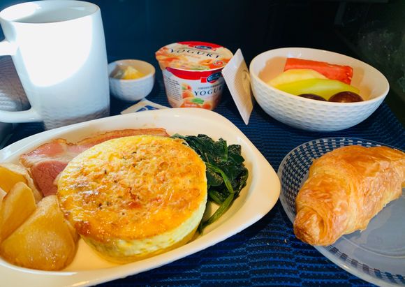Frittata for breakfast was the highlight of the trip