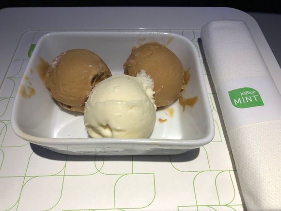 Chocolate and vanilla ice cream