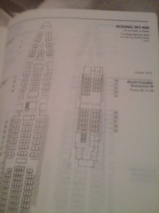WT upper deck 747-400 rows 60 to 69