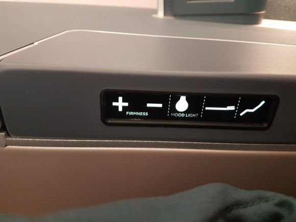 extra controls- to be easy to reach while in bed mode - a bit too easy to reach with elbow in seat mode.