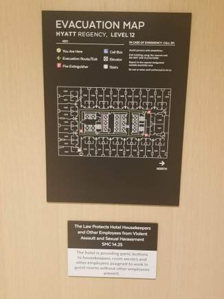 Guest floor map