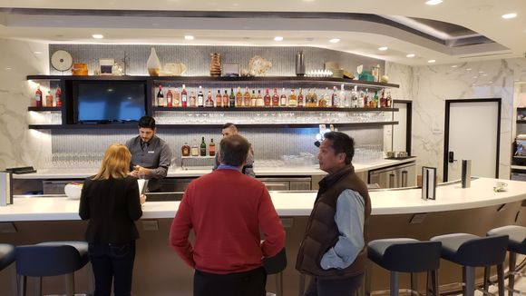 Bar area.