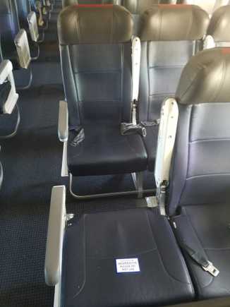 I did not get upgraded to the MCO (Main Cabin Ottoman) seat on my way home on Friday!