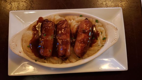 Bangers and mash!