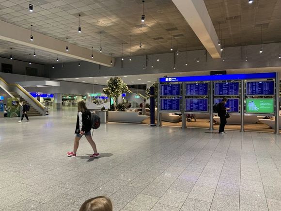 Hard to believe it’s Monday morning peak time in one of the global financial and travel hubs.

