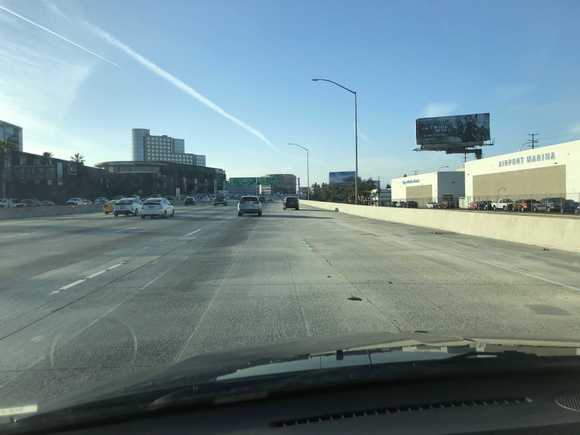 I hit the I405 10 minutes later and though, hoped and prayed that I was home free as the there was little traffic.