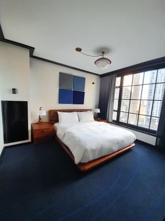 Room was pretty spacious with great view of central park