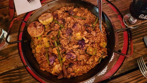 Paella de Setas