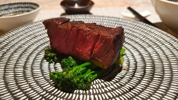 Main course: tenderloin, cooked to perfection