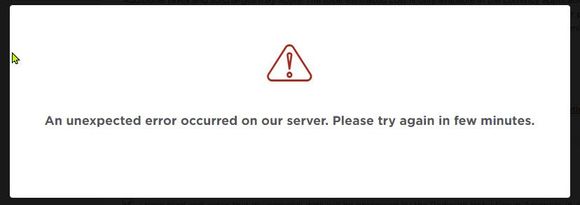 Error in Windows browser