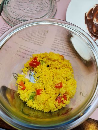 Quinoa or Cous Cous (I forget which) - I loved this!