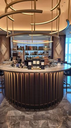 Zatta bar in the morning ( before opening)