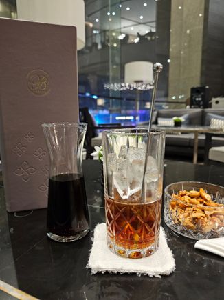 Balcony Lounge drink (fernet and coke!)