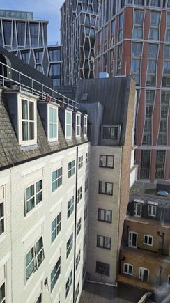 View from the window of the other wing of the Conrad