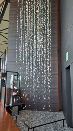 Art work by the lounge bar 