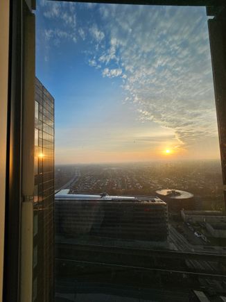 View from room - looking east