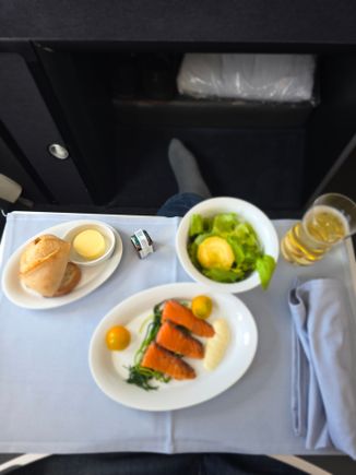 A salmon meal from SAS I would happily eat again.