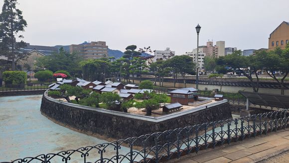 Minuature model of the dejima area