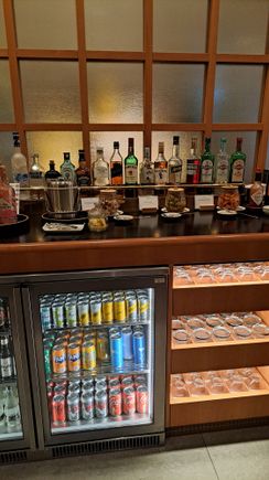 More of the alcohol selection