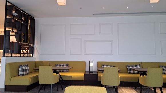 Some of the sitting area in the Executive lounge