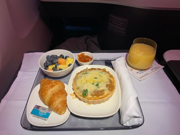 Onion quiche for breakfast or the French toast pudding 