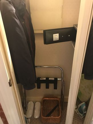 Closet for storage and safe