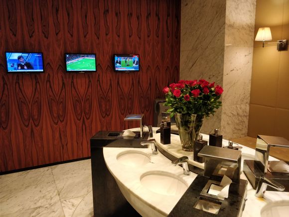 Restrooms TK lounge IST