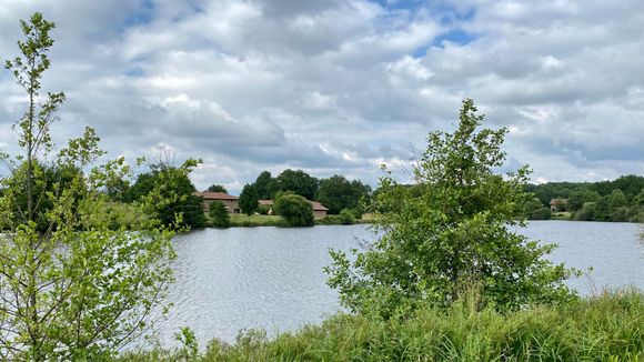 Other historic cottages dot the landscape at the Domaine des Etangs.