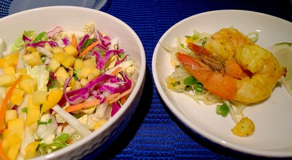 Shrimp starter was fine