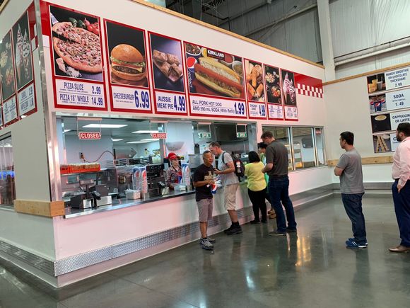 Costco Docklands food court.
