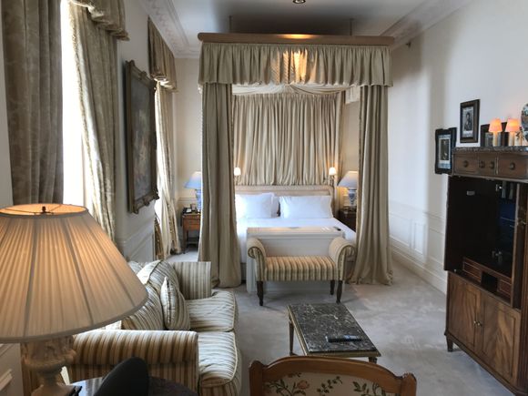 Bedroom with canopy bed