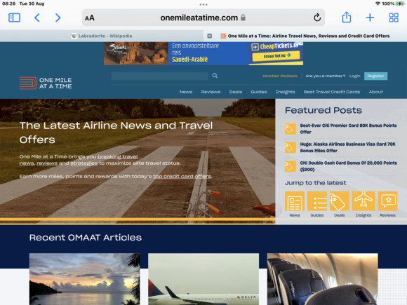 The removed frontpage layout : testing if any more creditcards can be squeezed in...