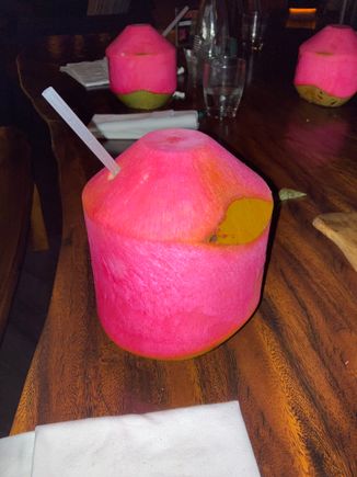 Interesting take on fresh coconut : kelapa muda 
