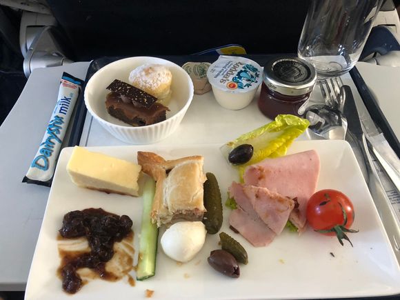 Cheese Ploughman's after a 'few bites'