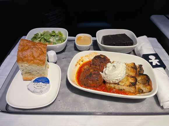 Meatballs on LAX-JFK
Everything tasted great.