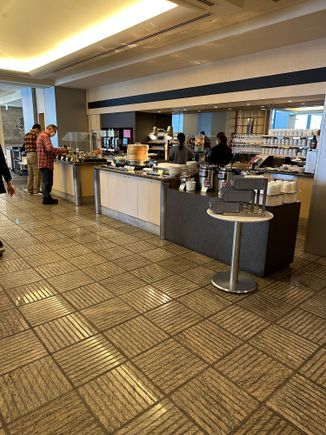 Second Food Area near the back of the Club