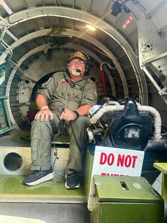 Mike, one of the volunteer crew members 