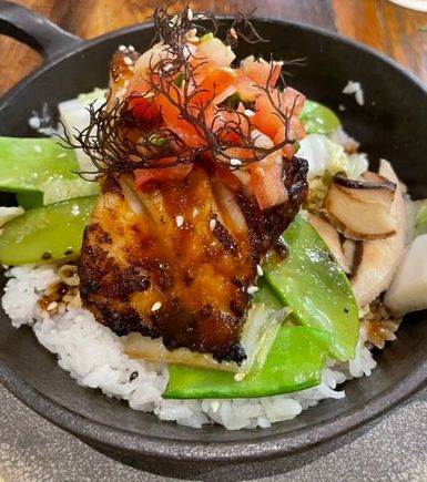 Kamameshi with Butterfish
